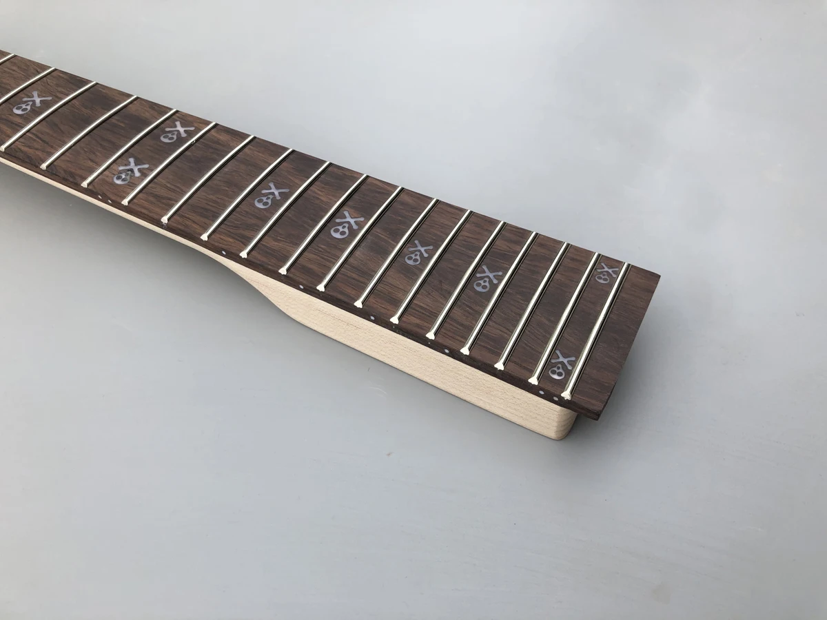 24 лада 25 5 дюйма Кленовая гитара Шейная подставка из палисандра фиксирующая гайка