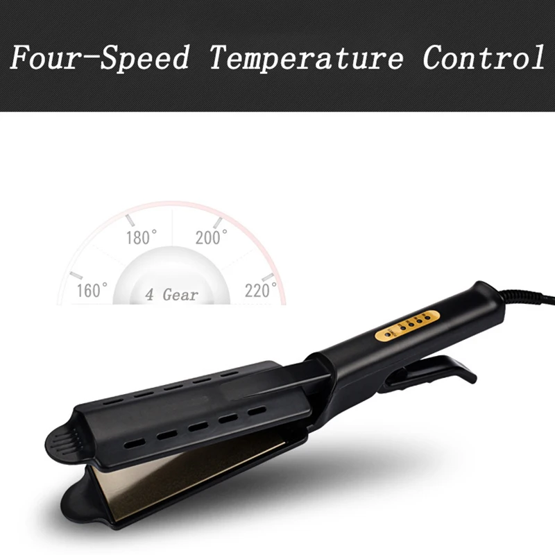 infrared hair iron Профессиональный электрический выпрямитель для волос 4 передач регулировка температуры волос плоский Утюг выпрямление волос Паровая керамическая паровая укладка
