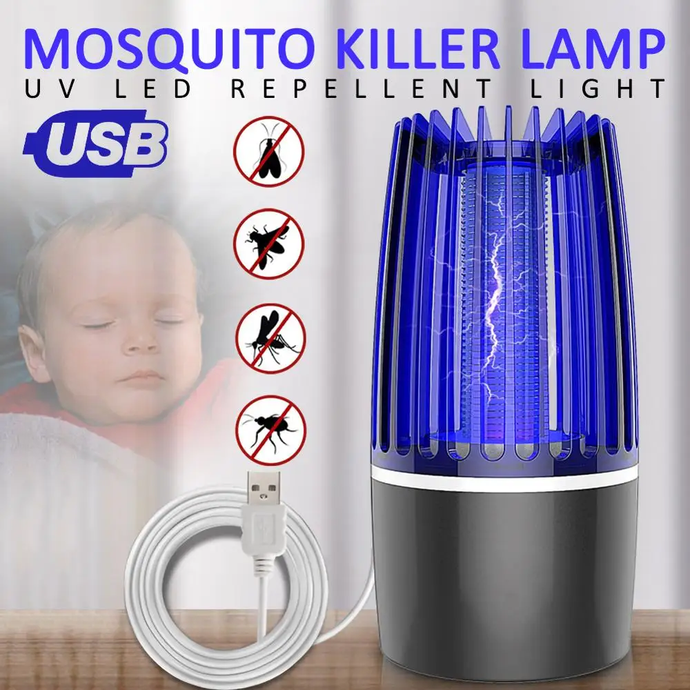 

USB electric mosquito killer Lamp Photocatalysis Mosquito killer 2 in 1 Mute Home LED Bug Zapper Insect Trap Radiationless