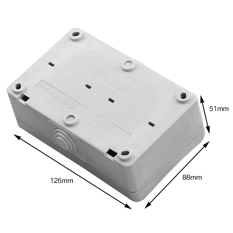 Электрическая розетка с защитой от попадания воды 16 А 250 в перем.