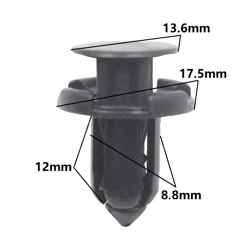 

Застежка-бампер KA LI для автомобиля, фиксированная Зажимная заклепка для Honda