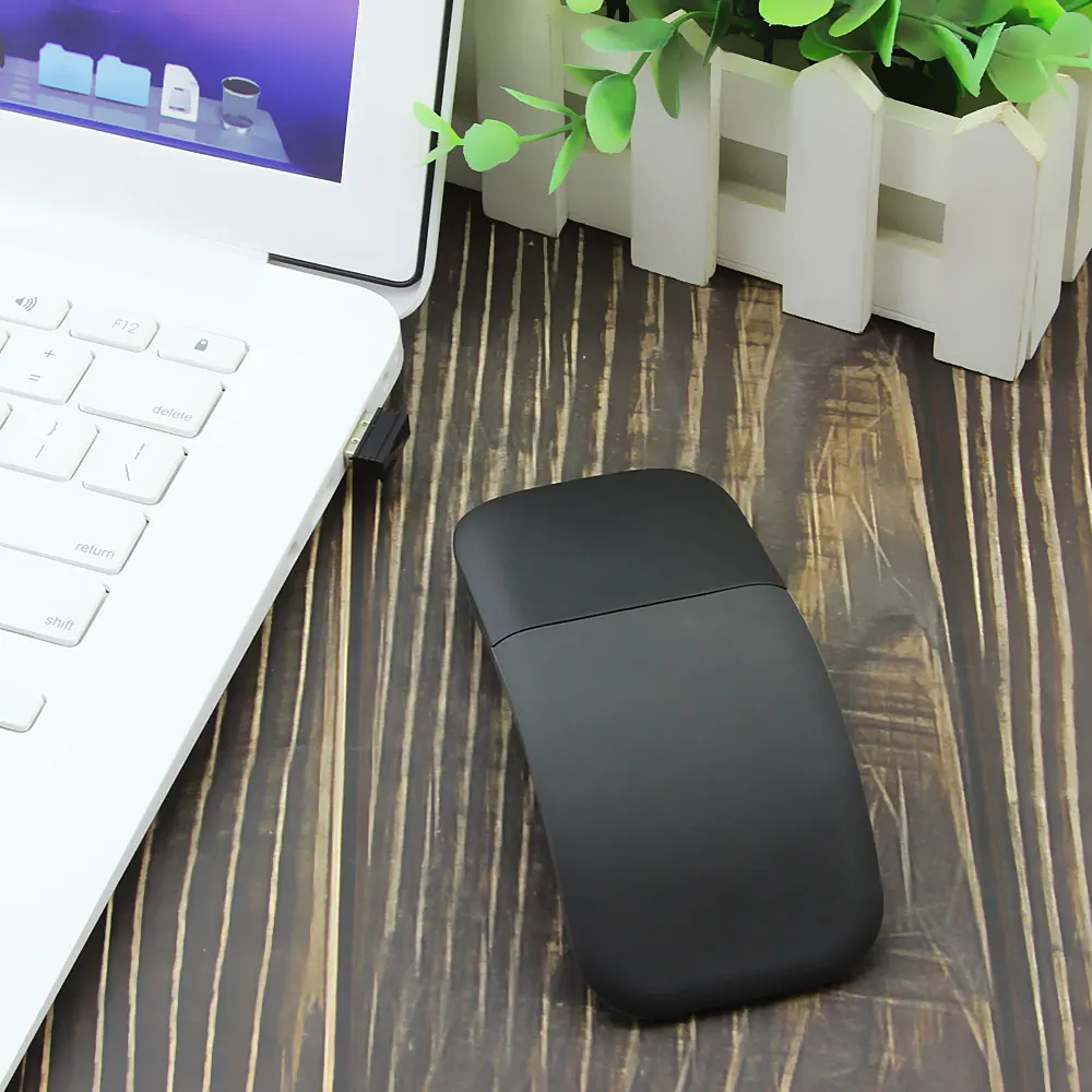 Складная Лазерная дуговая Ультратонкая мышь CHYI Bluetooth 4 0 для ПК и ноутбука Microsoft |