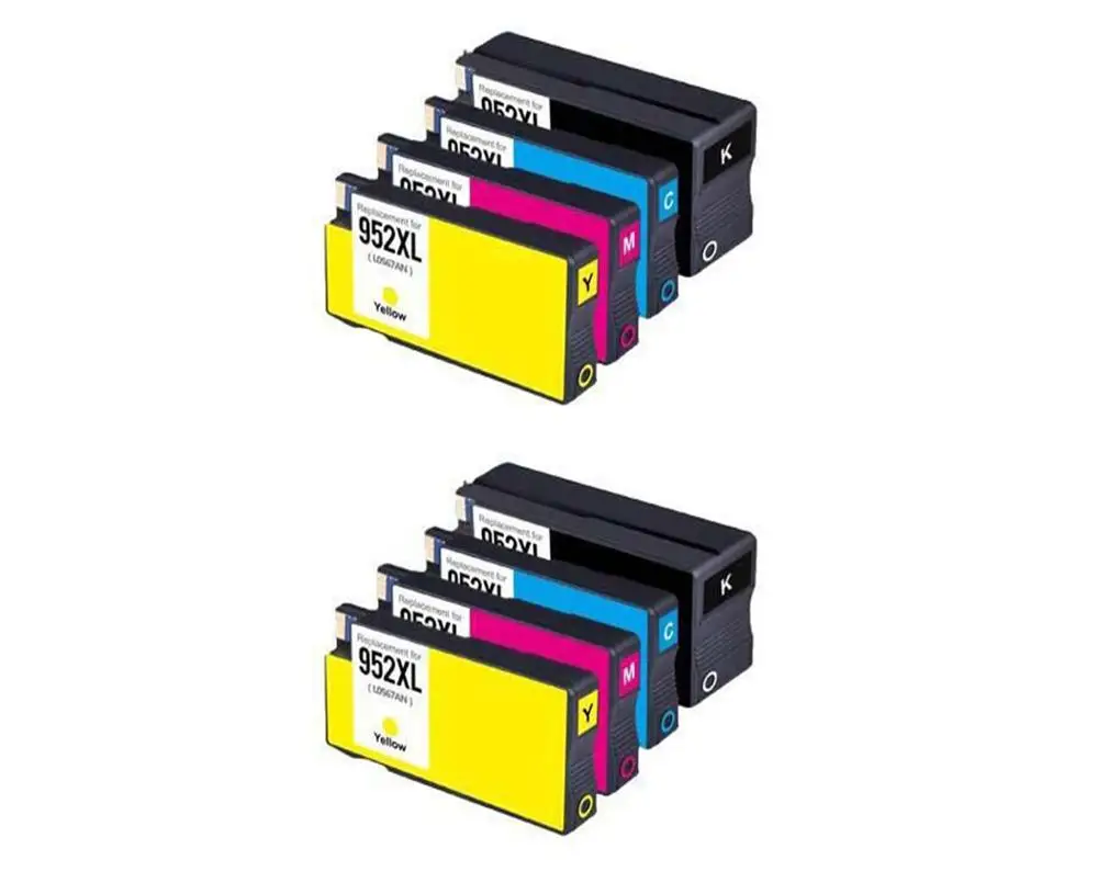 Картриджи чернильные HP 952 952XL совместимые с принтером OfficeJet 7740 8702 8715 7720 7730 8210 (8PK) |