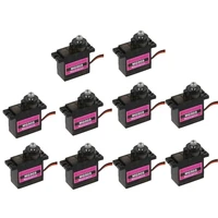 105 pcs mg90s micro metal gear high speed 9g servo for rc plane helicopter boat car 4 8v 6v car boat kids toy accessory new