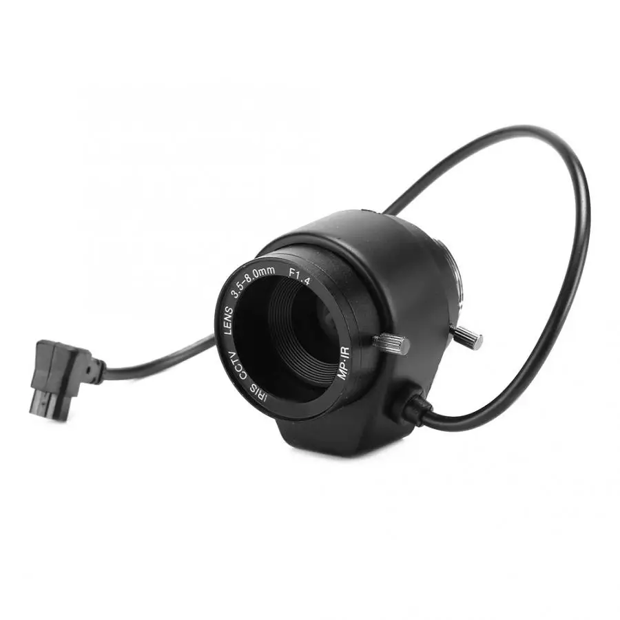 720P 3 5 8 мм объектив с фокусным расстоянием CCTV HD автоматической диафрагмой