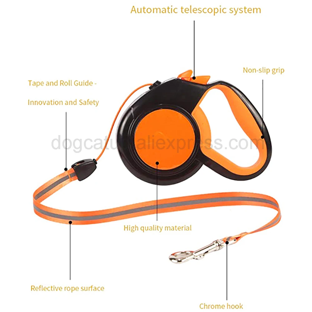 3 м 5 8 выдвижной поводок для собак Светоотражающий Поводок домашних животных