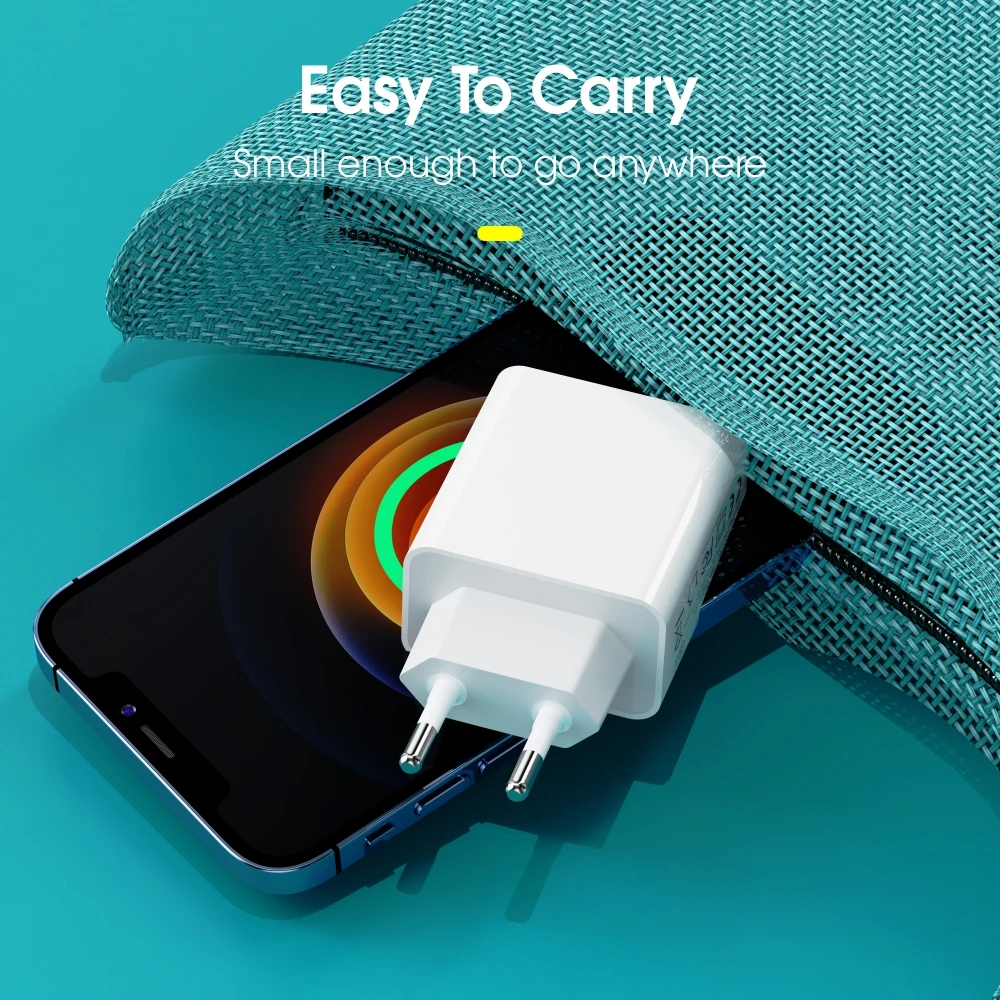 

Vothoon 20W USB Type C Charger For iPhone 12 Pro Max Mini Quick Charge 3.0 QC PD USB C Fast Charging Travel Wall Charger