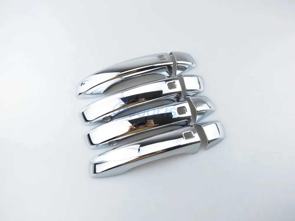 Накладка на дверные ручки литье под давлением АБС детектор хромированный