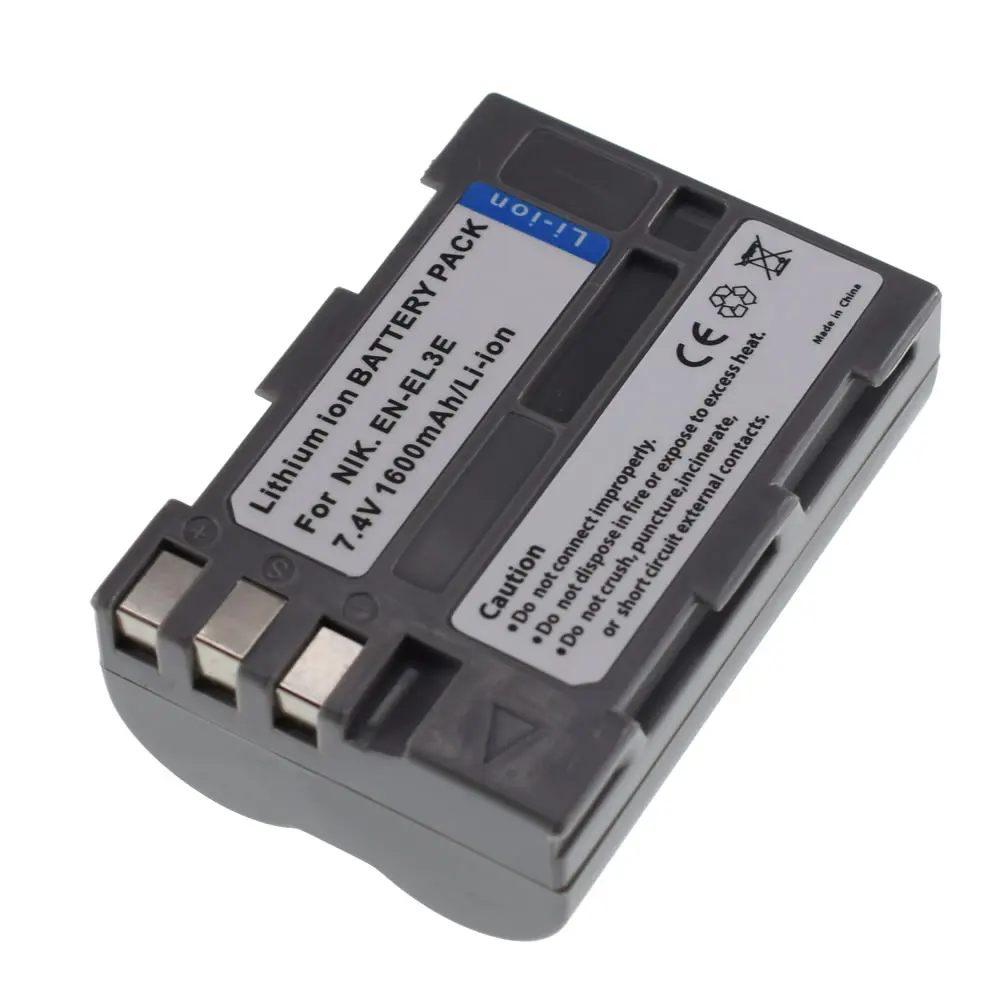Новый Сменный аккумулятор для цифровой камеры Nikon EN EL3E D50 D70 D80 D90 D100 D300 D700|Цифровые