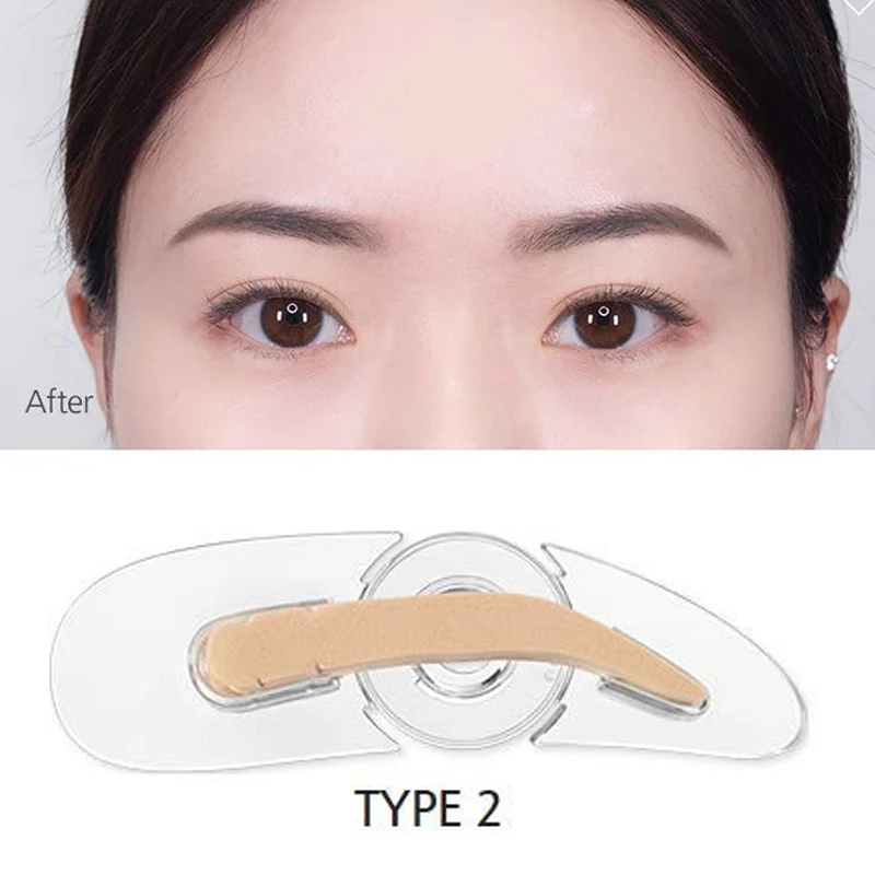 

Adjustable Eyebrow Stamp Portable Three Type Eyebrows Makeup Tools SAL99