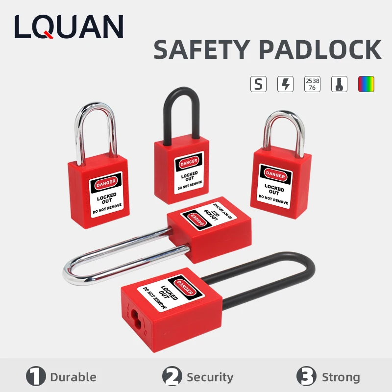 

All Kinds Of Industrial Safety Padlock Engineering Plastic ABS Lock Body LOTO