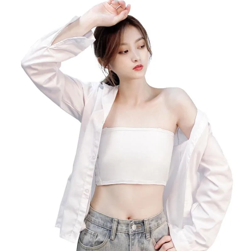 Короткие Грудь Биндер Tomboy без бретелек Trans жилет топы Корректирующие корсеты для