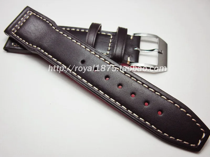 Ремешок кожаный для наручных часов винтажный браслет из телячьей кожи 20 мм 21 22