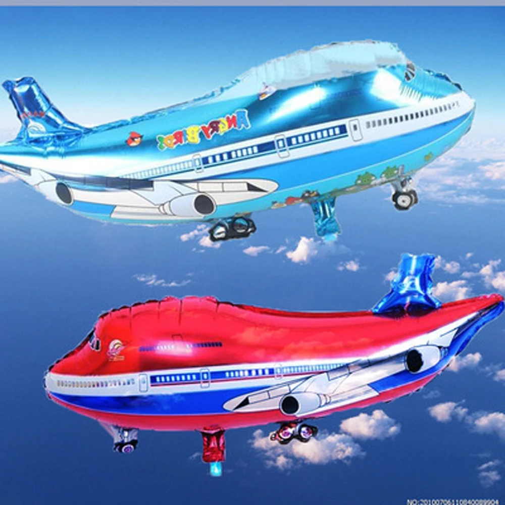 Творческий 42x82 см самолет воздушные шары формы майлара для мальчика игрушки Baby