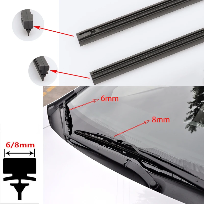 

1 шт., резиновая щетка стеклоочистителя для SsangYong Korando Kyron Rexton 2 Rodius Actyon