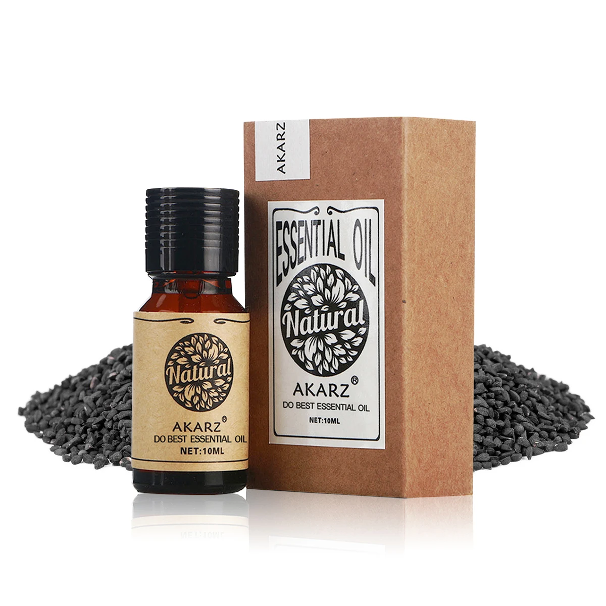 

Black Cumin Seed Essential Oil AKARZ Natural Aromatic for Aromatherapy Body Skin Care Aroma 10ml 30ml 100ml 100ml