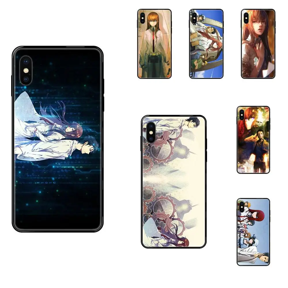 Защитная накладка на заднюю панель из ТПУ простой Steins Gate аниме для Samsung Galaxy A5 A6 A7 A8