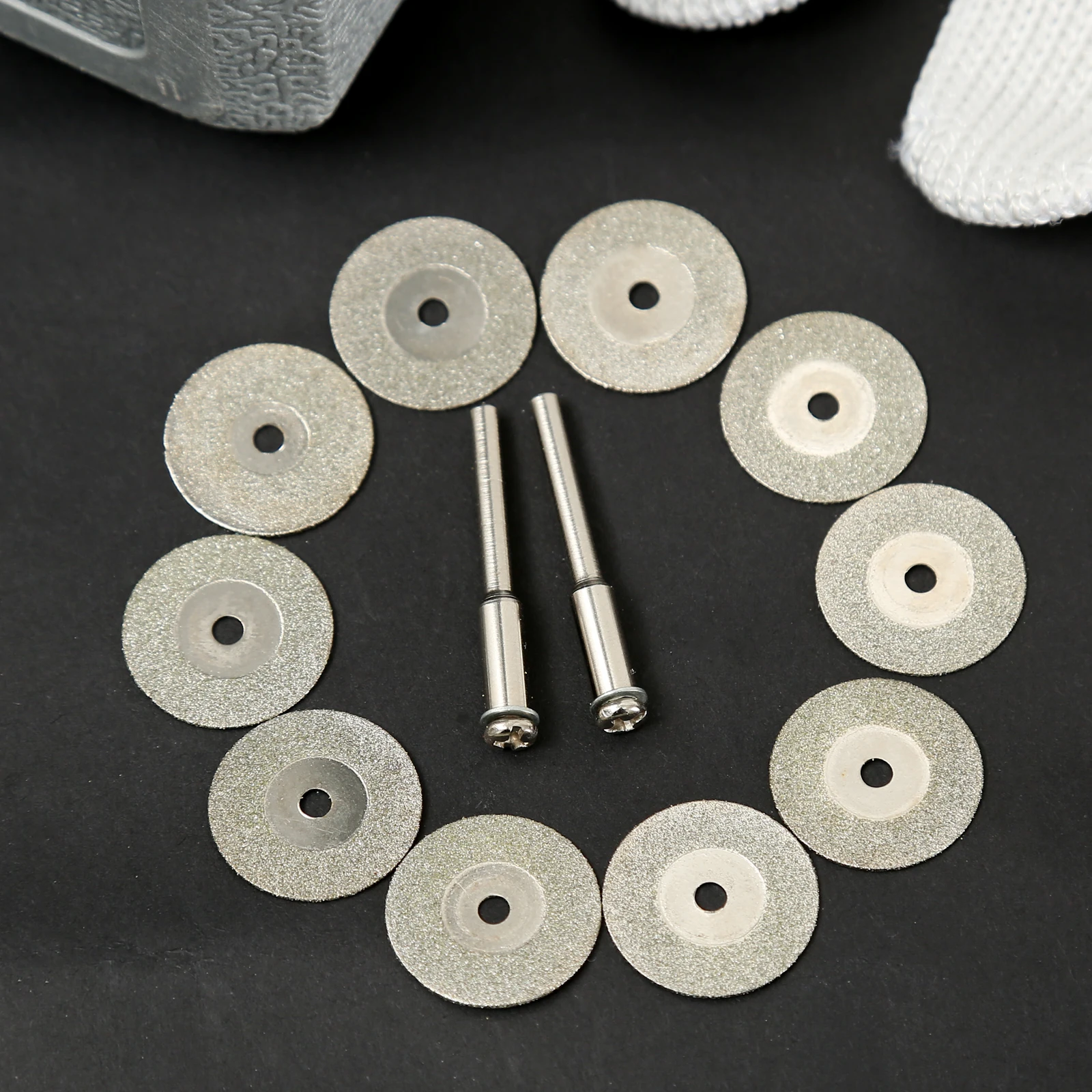 10Pcs 20mm Diamond Cut Off Blade Cutting Discs Wheel Disc Gr