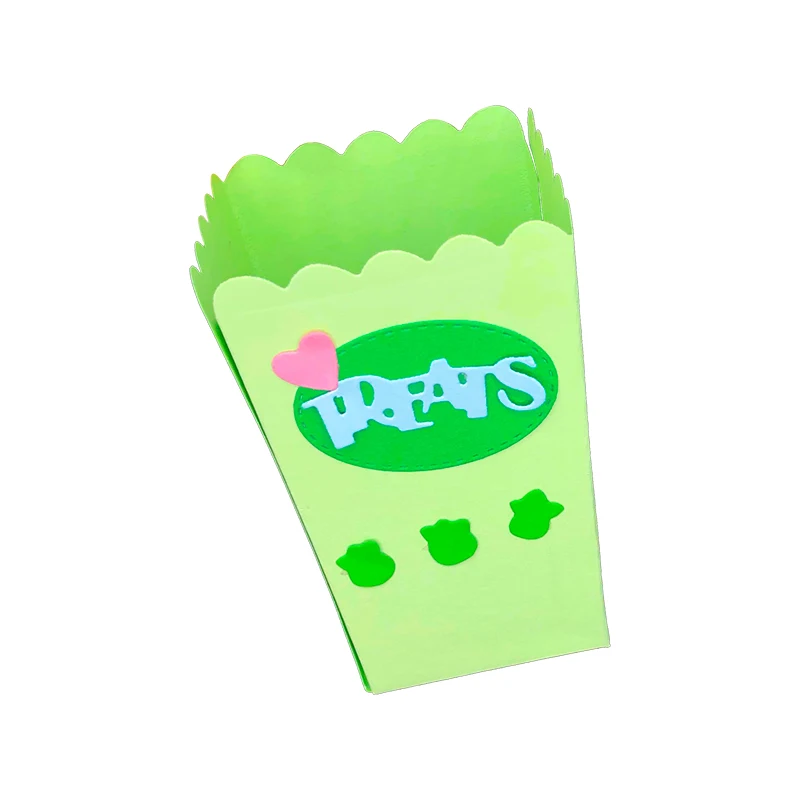 Коробка для закусок из попкорна металлическая рамка резки шаблоны скрапбукинга