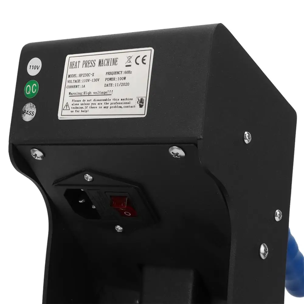 Комбинированный тепловой пресс сублимационный портативный аппарат с двумя
