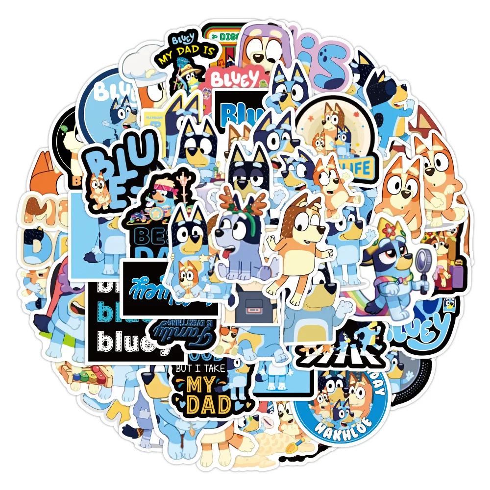 50 шт./лот наклейки с мультяшным рисунком бинго без повторений для мотоциклетного