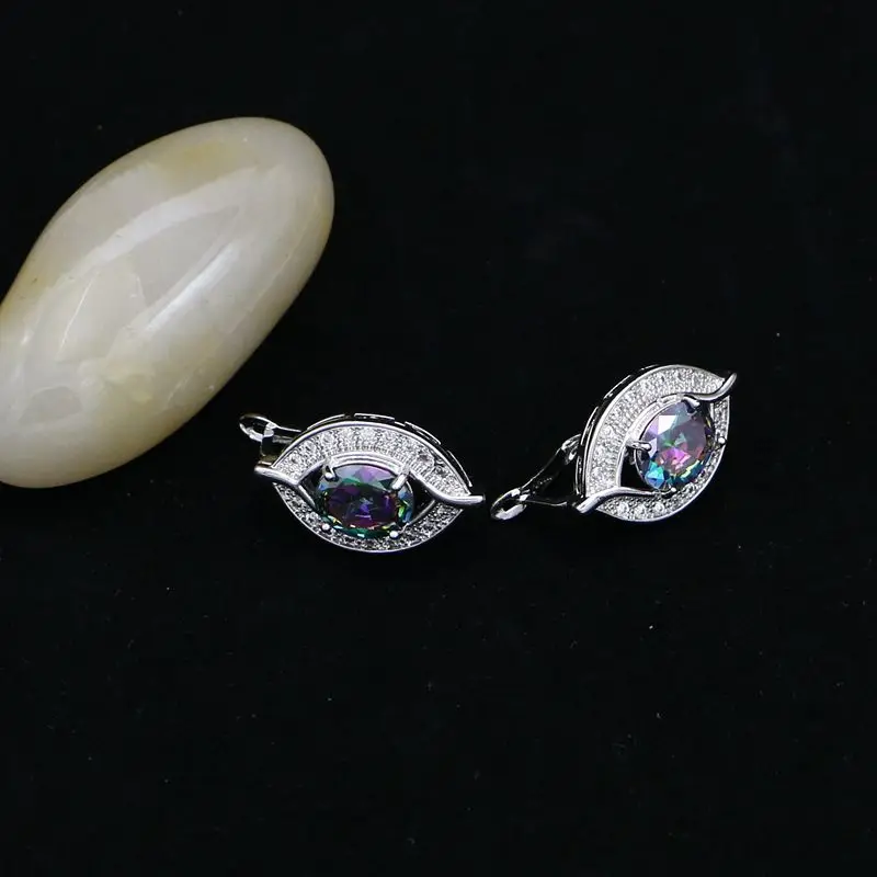 Мистик Радуга Кубический Цирконий ювелирные наборы