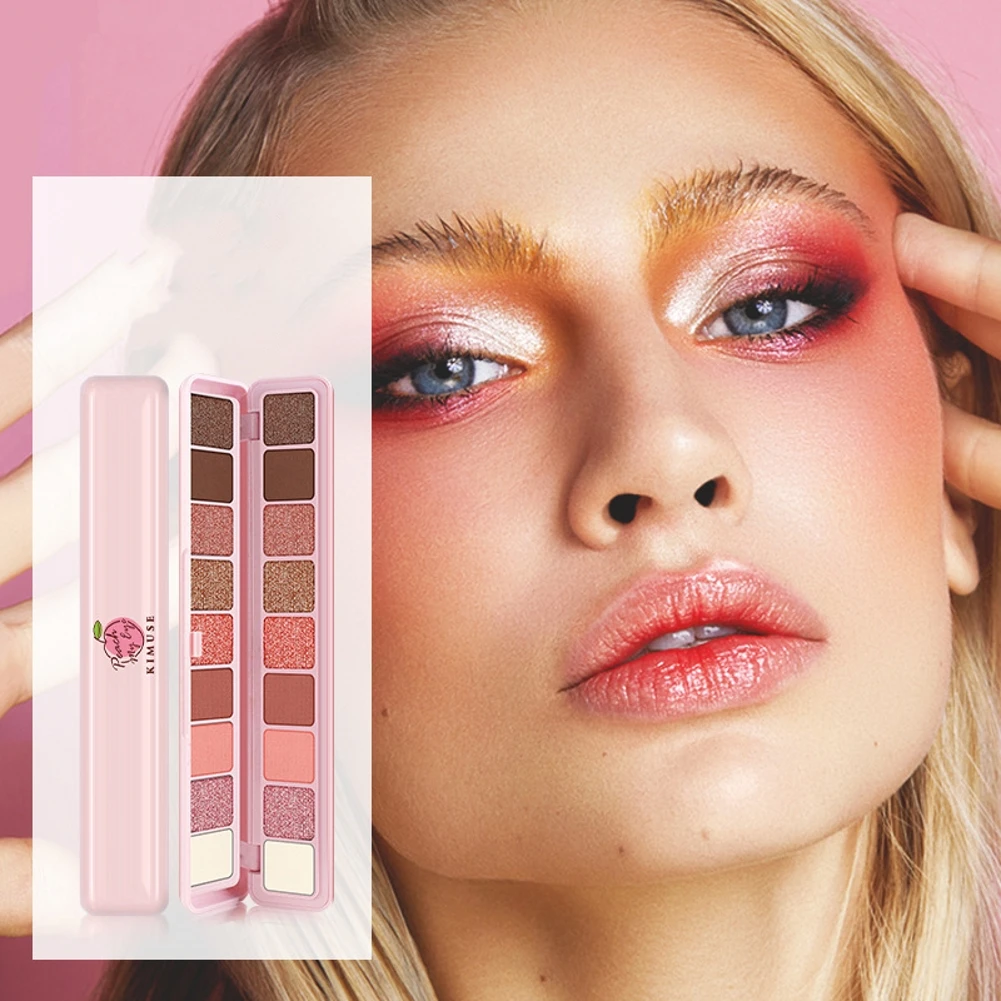 

Fingertips 9-color keyboard eyeshadow glitter pearl sequins sweat-proof beginner eyeshadow makeup palette