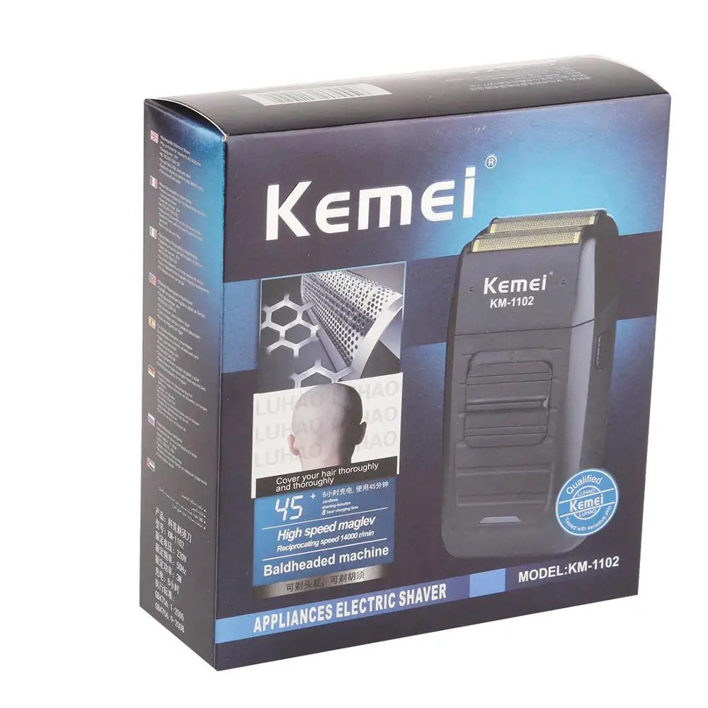Kemei перезаряжаемая электробритва для мужчин уход за лицом многофункциональная