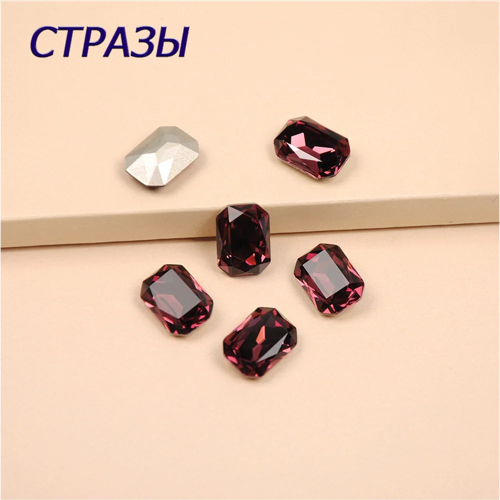 

Amethyst Sew On Claw Rhinestones Best Fancy Stone Setting Rivoli Rectangle Sewing On Crystal Strass Glass Rhinestone