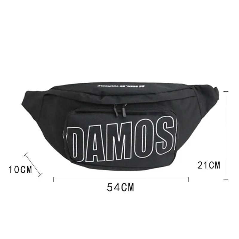 Поясная Сумка унисекс для женщин забавная нагрудная сумочка из ткани Оксфорд с