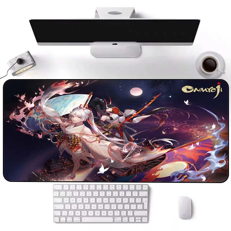 

Anime PC mouse pad rgb is suitable for household carpet matss large gaming desk girl game player keyboard
