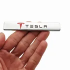 Металлические 3D наклейки с эмблемой, значок, наклейки для автомобиля, наклейки для Tesla Model 3, модель S, модель X, аксессуары для модели Y