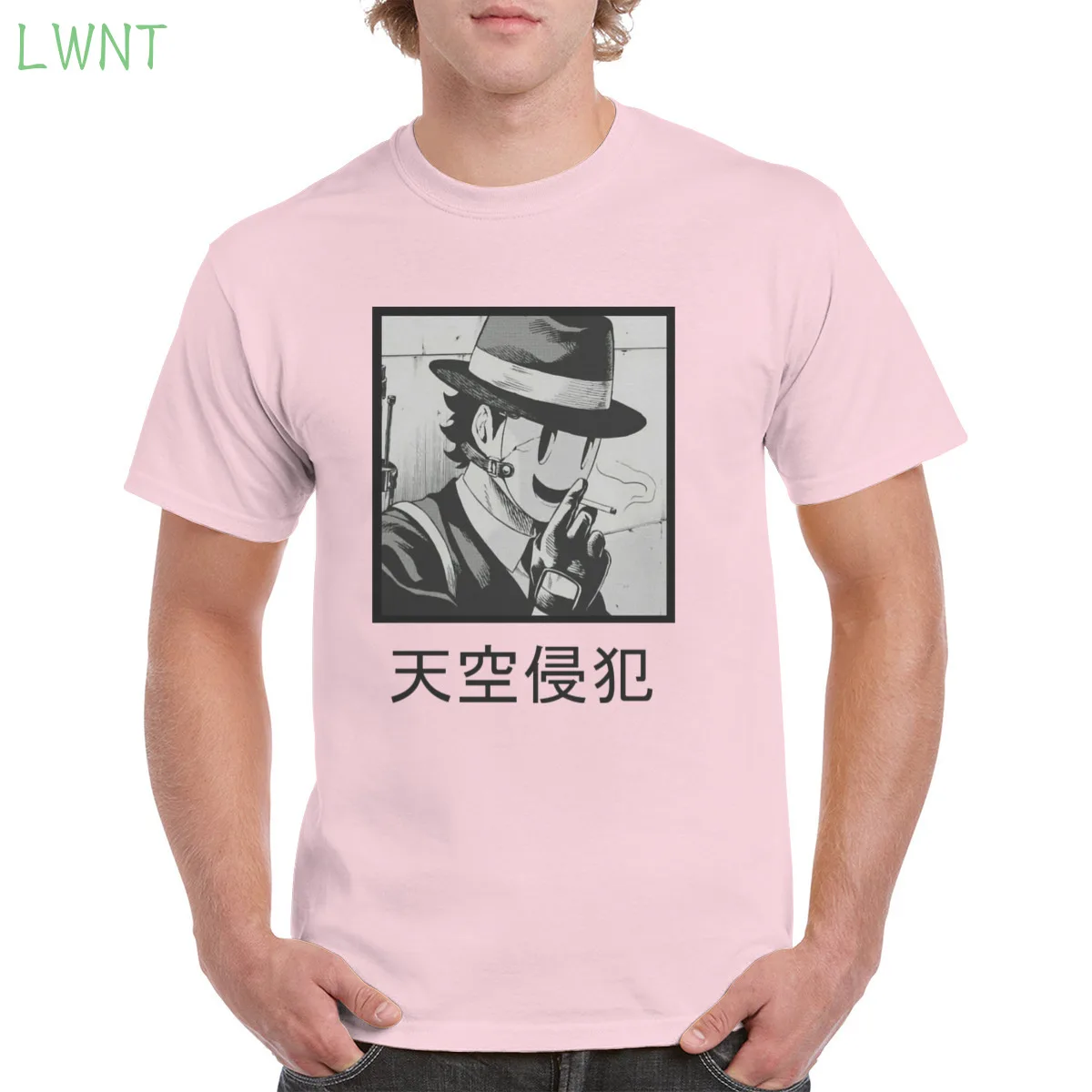 

100% Cotton High Rise Invasion Tenku Shinpan Tshirt Top Harajuku Aesthetic Tshirt Oversized clothes Female/Man