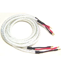 hifi pair liton 6n ofc speaker cable hifi banana plug to banana plug speaker cable center audio speaker cable