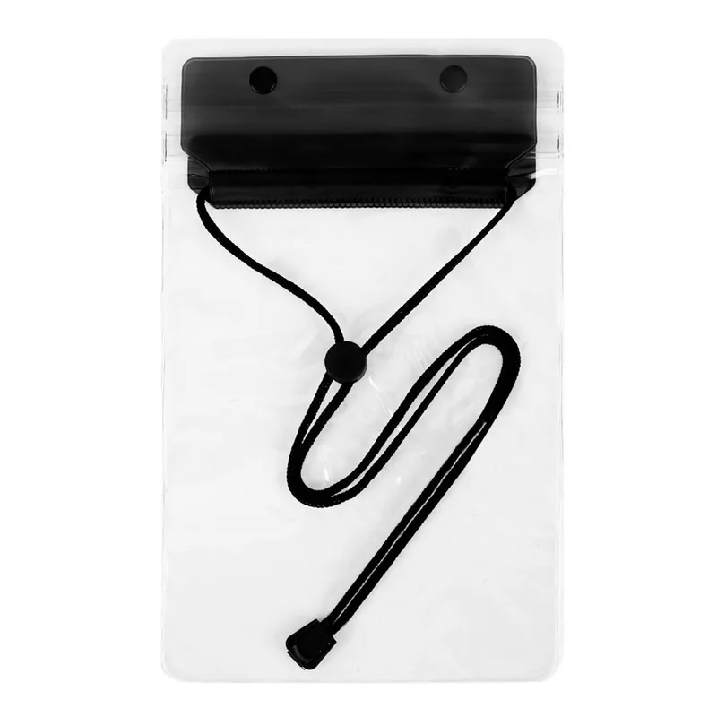 Black Водонепроницаемый сумка чехол для телефона для мобильного телефона пляжные открытый бассейн сумка для подводного плавания для мобильного телефона Ipad - Цвет: Black