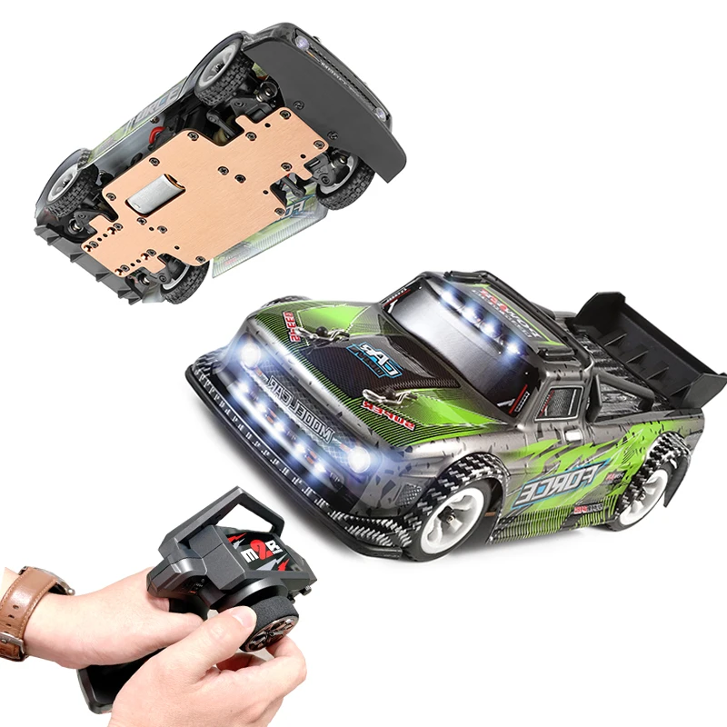 WLtoys k989 Модернизированный 284131 1/28 со светодиодными лампами 2 4G 4WD 30 км/ч