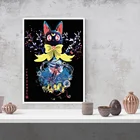 Сейлор Мун, настенное искусство на холсте, картины с персонажами аниме, домашний декор, картина с черной кошкой, Hd принты, современный плакат для спальни, модульный