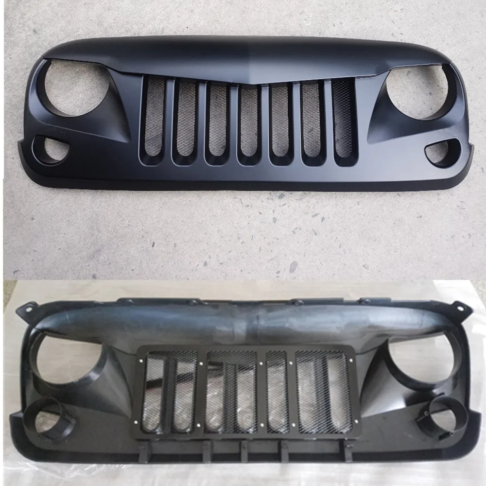 

Передняя решетка ABS falcon с вставками для jeep for wrangler JK 2007-2017 J095-2