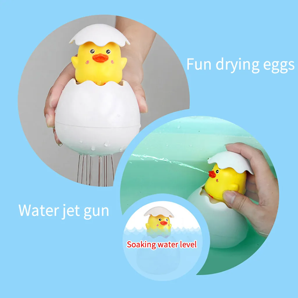 

Baby Bath Toys Squirting Eggs Kids Eco Bathtub Toys Spray Sprinkle Water Bathroom Sprinkling Shower Swimming Water Toys Kids