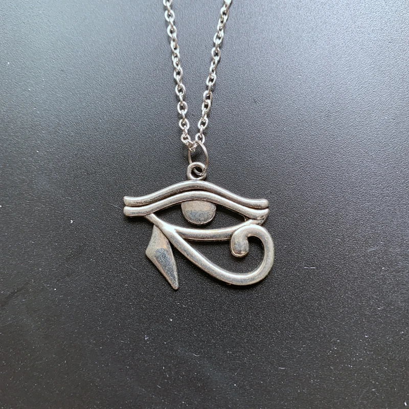 

Тибетское серебряное ожерелье с подвеской «глаза Hurus»