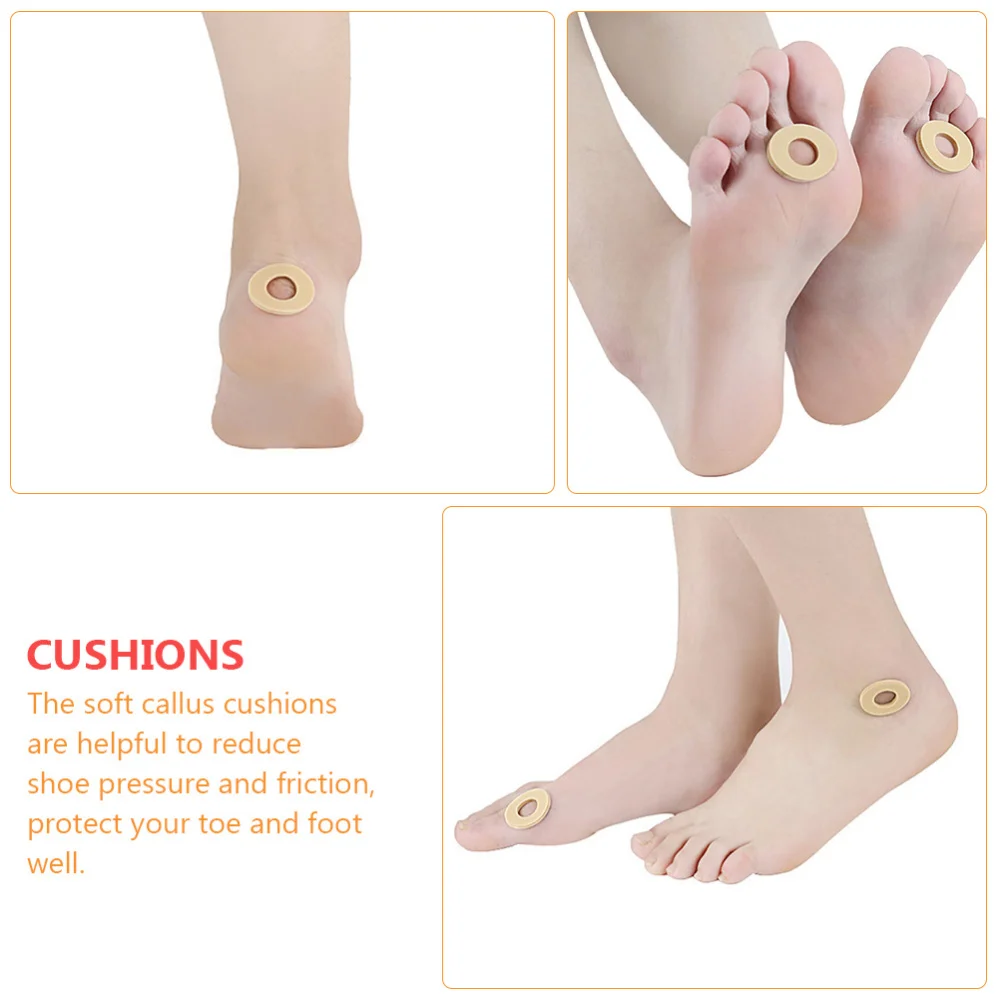 

120pcs Toe Pastes Self Adhesive Callus Cushions Toe and Foot Protectors