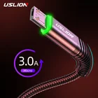 Кабель USLION Micro USB для телефонов Android, 3A, 0.5-2 м