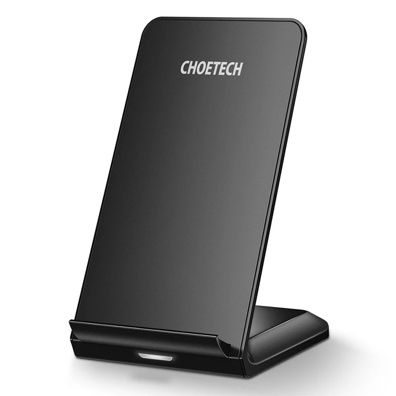 CHOETECH Беспроводная зарядка QI Беспроводное зарядное устройство 10 Вт для iPhone Xs Max Xr X 8 10 Вт Быстрое беспроводное зарядное устройство Подставка для samsung S9 S8 - Тип штекера: RSA