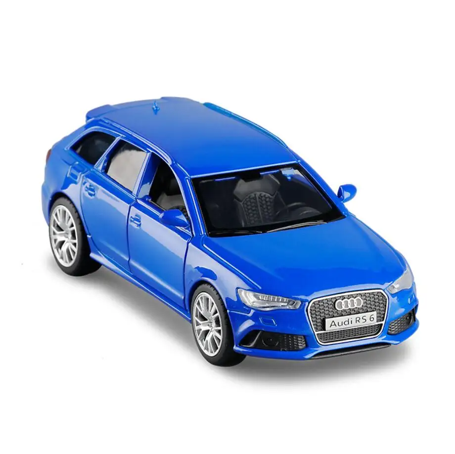 Литой металлический автомобиль Audi RS6 Wagon в масштабе 1:36 роскошная модель