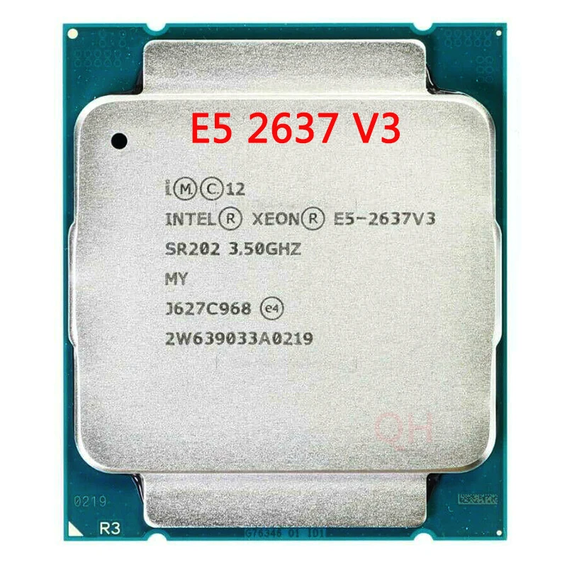 

Процессор Intel Xeon E5 2637 V3, 3,5 ГГц, четырехъядерный, 15 Мб, LGA 2011-3, 135 Вт, E5, 2637V3, ЦП