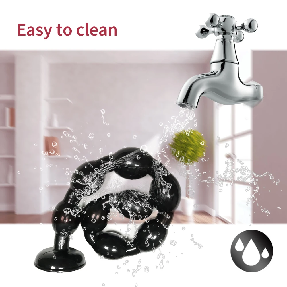 Анальные бусины Анальная пробка рабочая Длинная нить большой реалистичный