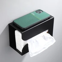 black square tissue box kitchen tissue holder household tissue rack punch free wall mounted tissue box kitchen accessories