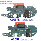 Оригинальный USB-разъем для зарядки с микрофоном, гибкий кабель для микрофона для Samsung A10, A20, A30, A40, A50, A60, A70, A80, A02S, A52, A72