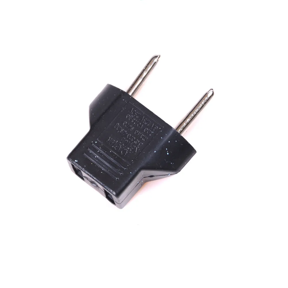 

5Pcs/set easy to use argers black US to EU Euro Europe AC Power Plug Travel Adapter top quality brand new