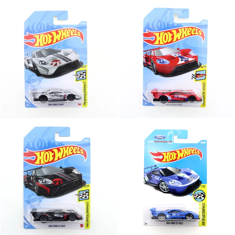 2021-67 оригинальные Литые колеса мини сплава купе 2016 FORD GT RACE 1/64 металлическая литая